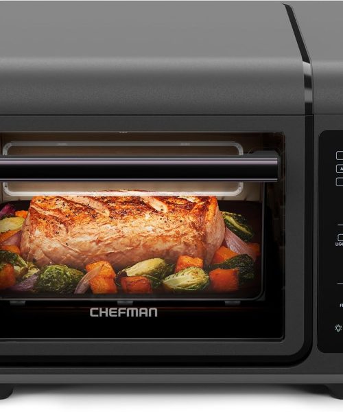 Chefman Air Fryer Toaster Oven Combo. Countertop Oven for Quick & Healthy Meals. Bake. Broil. Air Fry.